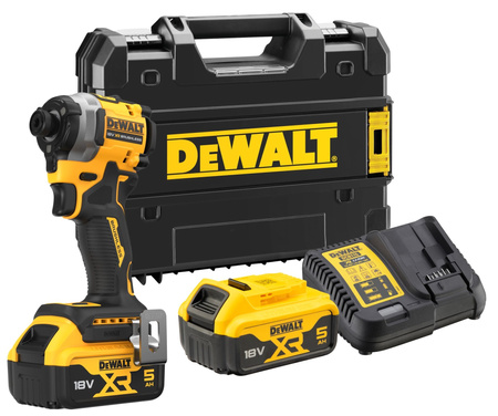DeWALT DCF850P2T ZAKRĘTARKA UDAROWA 18V + 2x5,0Ah