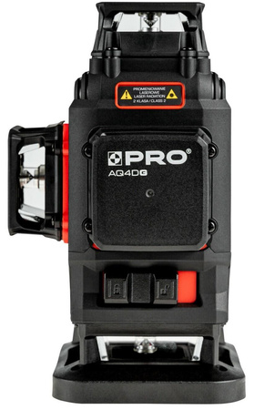 PRO AQ4DG LASER KRZYŻOWY 4x360° ZIELONY + STATYW