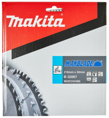 MAKITA B-32867 TARCZA TNĄCA MAKBLADE 216x30MM 100Z