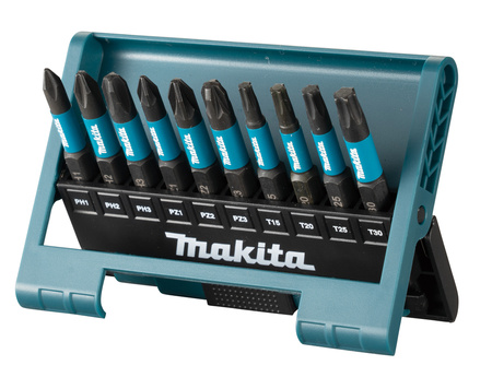 MAKITA E-12011 Zestaw bitów Udarowych Impact Black 10 szt. PH PZ TX Długie
