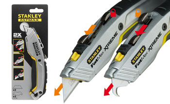 STANLEY 0-10-789 NÓŻ Z PODWÓJNYM OSTRZEM TWINBLADE
