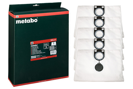 METABO 630343000 WORKI FILTRUJĄCE Z FLIZELINY – 25/35 L - 5 szt.