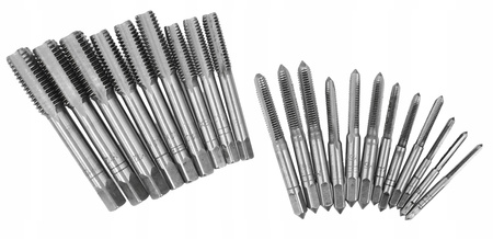 VERKE V87010 ZESTAW GWINTOWNIKÓW I NARZYNEK M3 - M12 POKRĘTŁA OPRAWKI GWINTOMIERZ 32 EL.