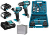 MAKITA CLX224X ZESTAW WKRĘTARKA + ZAKRĘTARKA + OSPRZĘT 212 SZT.