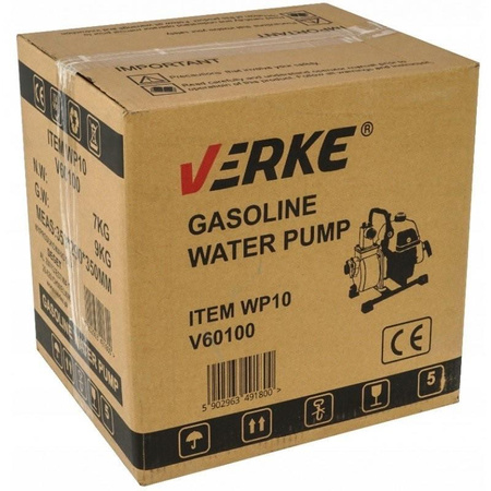 VERKE V60100 POMPA SPALINOWA DO WODY 1″ 8000l/h 2KM