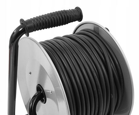 VERKE V70016 PRZEDŁUŻACZ ZWIJANY 3x1,5mm 40m 4 GNIAZDA