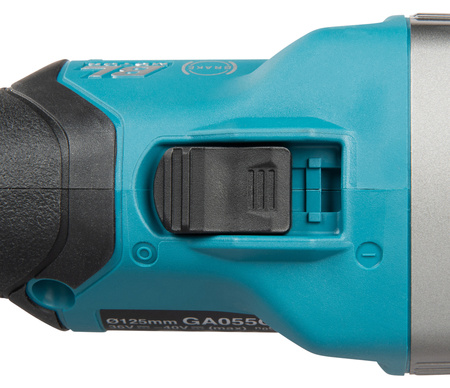 MAKITA GA055GZ01 SZLIFIERKA KĄTOWA XGT 40V Max • 125 mm • 3000-9000 obr./min