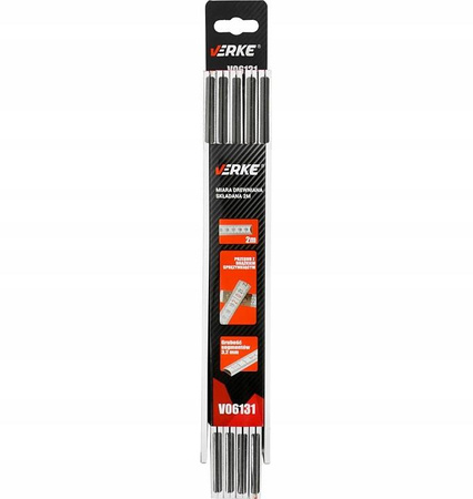 VERKE V06131 MIARA MIARKA DREWNIANA METRÓWKA SKŁADANA 2M