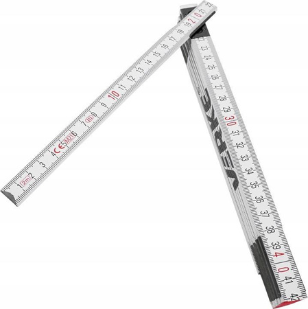 VERKE V06131 MIARA MIARKA DREWNIANA METRÓWKA SKŁADANA 2M