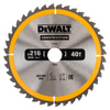 DeWALT DT1953 TARCZA / PIŁA DO DREWNA 216x30mm 40T