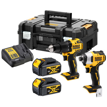 DeWALT DCK2062M2T WKRĘTARKA DCD709 + DCF809 2x4,0Ah