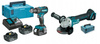 MAKITA DHP485 Wkrętarka + DGA504 Szlifierka 3 x AKU