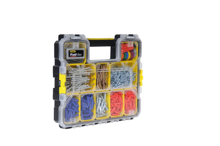 STANLEY 1-97-517 ORGANIZER FATMAX PRO WODOODPORNY IP54 NISKI 10 PRZEGRÓDEK