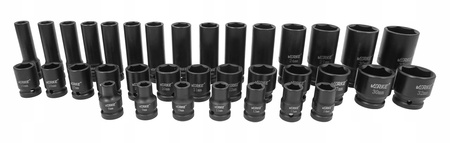 VERKE V39469 ZESTAW NASADEK UDAROWYCH 1/2" 8-32mm - 35 SZTUK