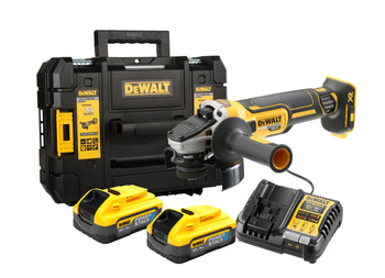 DeWALT DCG405H2T SZLIFIERKA BEZSZCZOT. 18V 2x 5,0Ah