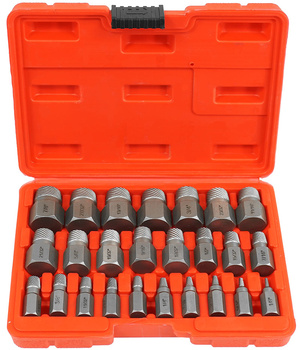 VERKE V86487 WYKRĘTAKI DO URWANYCH ŚRUB HEX 25 sztuk