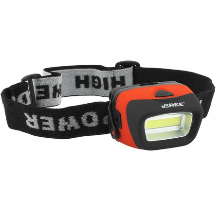VERKE V87509 LATARKA CZOŁOWA LAMPKA CZOŁÓWKA LED COB 3W