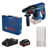 BOSCH GBH 180-Li MŁOTOWIERTARKA 18V 1x4Ah + WIERTŁA 5PC