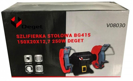 VERKE V08030 SZLIFIERKA STOŁOWA 150mm 2 x TARCZA BG415