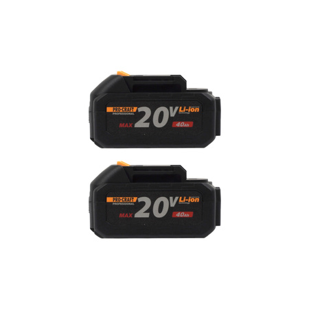 PROCRAFT ATA-40C KOSA AKUMULATOROWA 20V 2X4,0AH