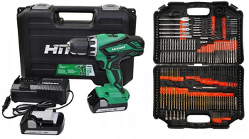 HIKOKI DS18DJL Wkrętarka 18V 2aku + VERKE 246 szt