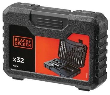 BLACK DECKER BEH850KA32 WIERTARKA UDAR 850W + OSPRZĘT 32szt