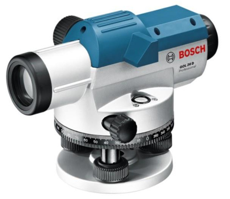 BOSCH GOL 26 D NIWELATOR OPTYCZNY + STATYW + ŁATA
