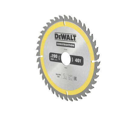 DeWALT DT1945 TARCZA DO PILAREK 190x30mm 40T