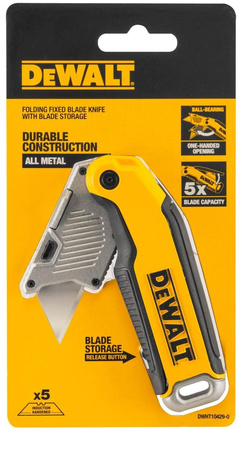 DeWALT DWHT10429 NÓŻ SKŁADANY TRAPEZ + 5 OSTRZY