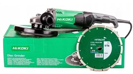 HIKOKI Szlifierka Kątowa Duża G23SW2 230 mm 2200W + tarcza DIAMENTOWA