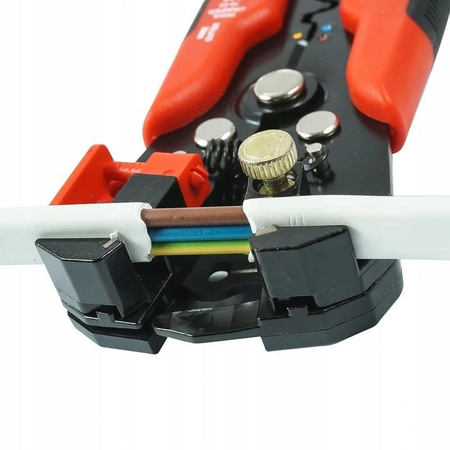 VERKE V06420 SZCZYPCE DO ŚCIĄGANIA IZOLACJI ZACISKARKA DO KABLI