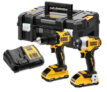 DeWALT DCK2062L2T WKRĘTARKA DCD709 + DCF809 2x3Ah