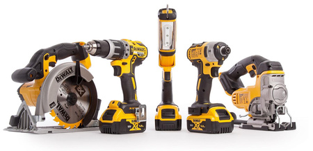 DeWALT DCK551P3T ZESTAW NARZĘDZI 18V XR 3x5Ah 5szt