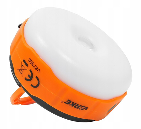 VERKE V87550 LAMPKA SOLARNA WARSZTATOWA AKUMULATOROWA LED LATARKA KEMPINGOWA TURYSTYCZNA