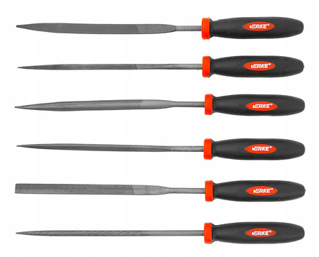 VERKE V05099 ZESTAW PILNIKÓW DO METALU 15cm IGLAKI 6 EL
