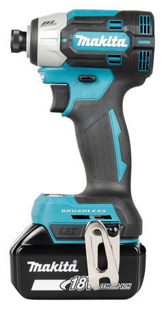 MAKITA DTD201RTJ ZAKRĘTARKA UDAROWA 18V • 1/4" • 210 NM • 4 BIEGI • 2x 5Ah