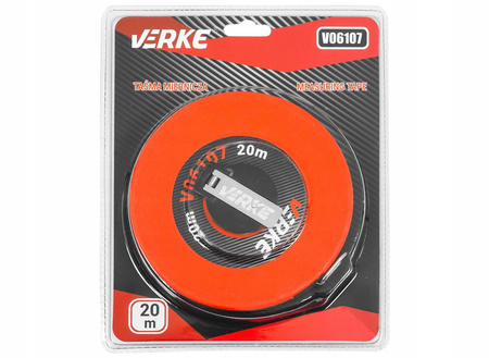 VERKE MIARA TAŚMA MIERNICZA ZWIJANA MIARKA 20M V06107