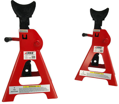 VERKE PODNOŚNIK lewarek 2,5T + GUMA + PODSTAWKI 3T