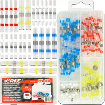 VERKE V06743 KOSZULKI TERMOKURCZLIWE Z CYNĄ 100SZT