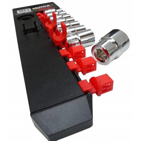 VERKE V39091 ZESTAW NASADEK Z GRZECHOTKĄ I PRZEDŁUŻKĄ 1/2" 12EL
