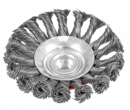 VERKE V05258 SZCZOTKA DRUCIANA TARCZOWA M14 PLECIONA 125mm VE