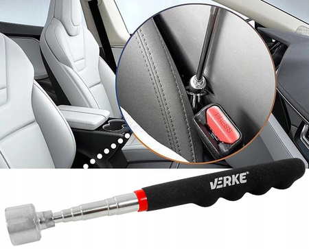 VERKE V86061 CHWYTAK TELESKOPOWY Z MAGNESEM 180-770 MM WARSZTATOWY GRABBER DO ŚRUB