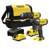 STANLEY FATMAX SFMCK465D2S-QW ZESTAW ELEKTRONARZĘDZI SFMCD711 + SFMCF800 + 2X 2.0 AH + ŁADOWARKA + TORBA