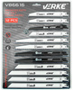 VERKE V86616 BRZESZCZOTY DO PIŁY SZABLASTEJ MIX 12 SZTUK ETUI