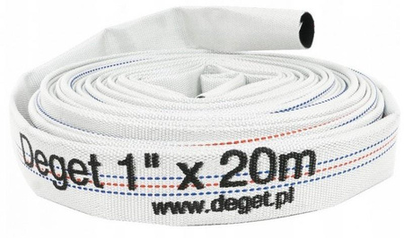 DEGET V60120 WĄŻ DO WODY BRUDNEJ STRAŻACKI 1″ 20m