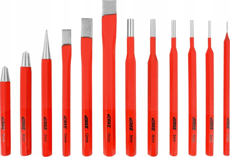 VERKE V87002 ZESTAW PUNKTAKÓW / PRZECINAKÓW 12 EL.