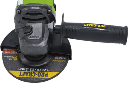 PROCRAFT PW2200 SZLIFIERKA KĄTOWA 125MM 1100W BEZSZCZOTKOWA REGULACJA OBROTÓW