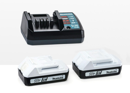 MAKITA HP488 WKRĘTARKA + JV183 WYRZYNARKA 18V + 2x2Ah