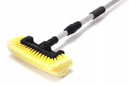 VERKE V08211 SZCZOTKA TELESKOPOWA MYCIA AUTA SAMOCHODU PANELI FOTOWOLTAICZNYCH + ZAWÓR