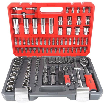 VERKE V39063 KLUCZE NASADOWE 108 SZTUK ZESTAW WALIZKA